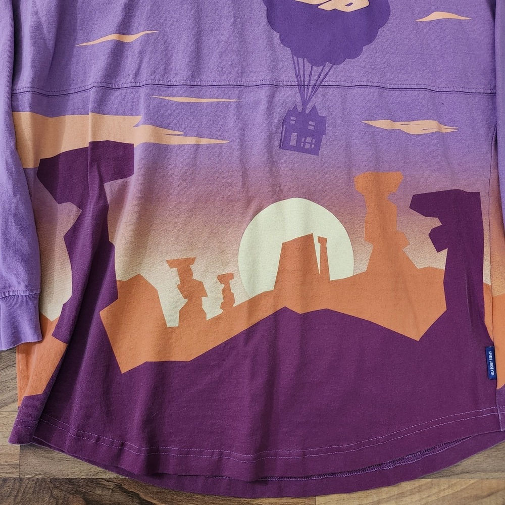 Disney Parks Paradise Falls KevinUp Spirit Jersey Long-Sleeve Shirt Size Medium - Picture 9 of 16